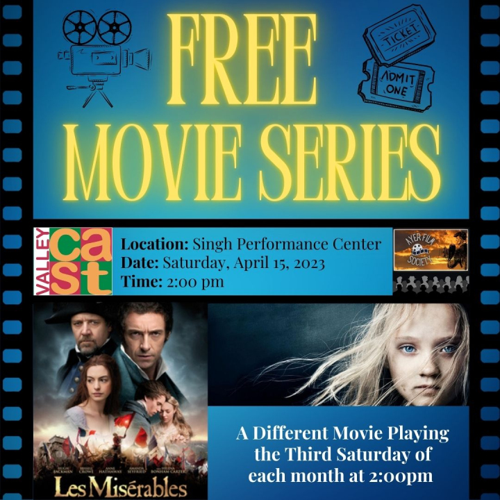 ValleyCAST hosts a FREE movie series with the Ayer Film Society 